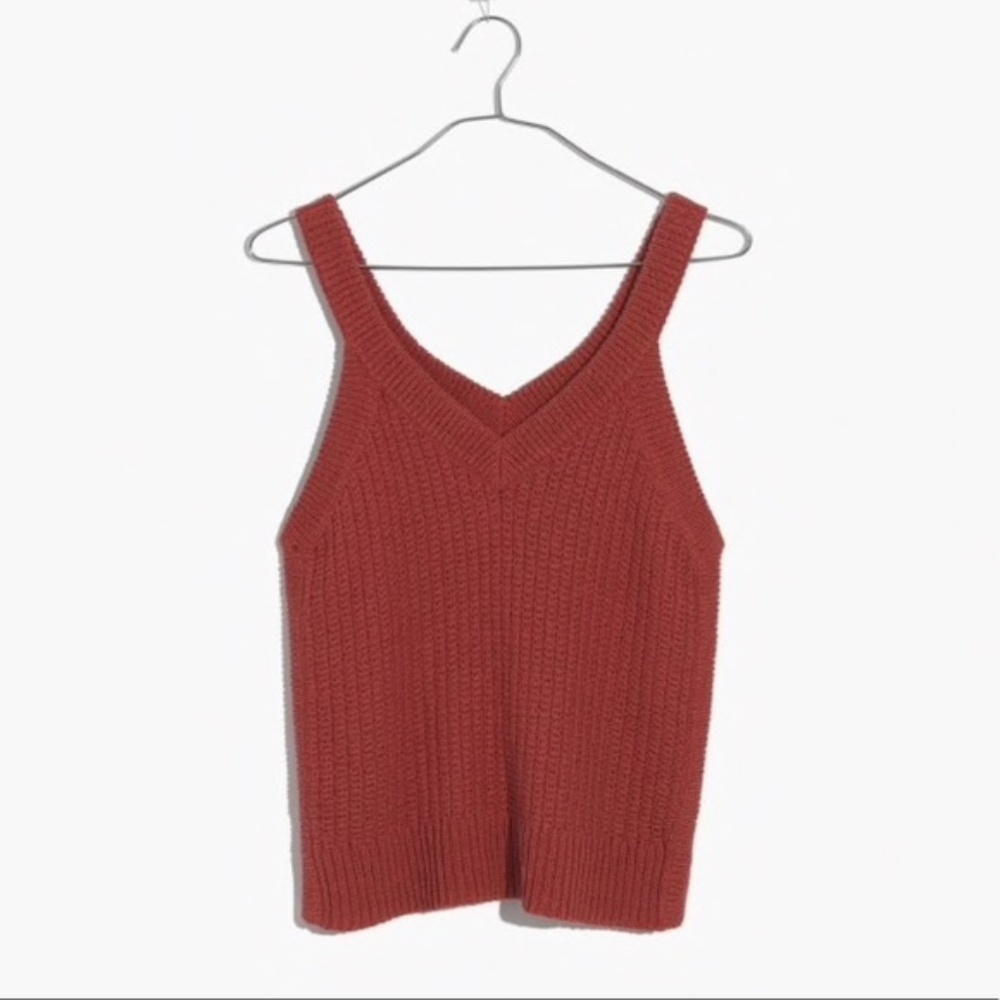 madewell stockholm sweater tank size small
